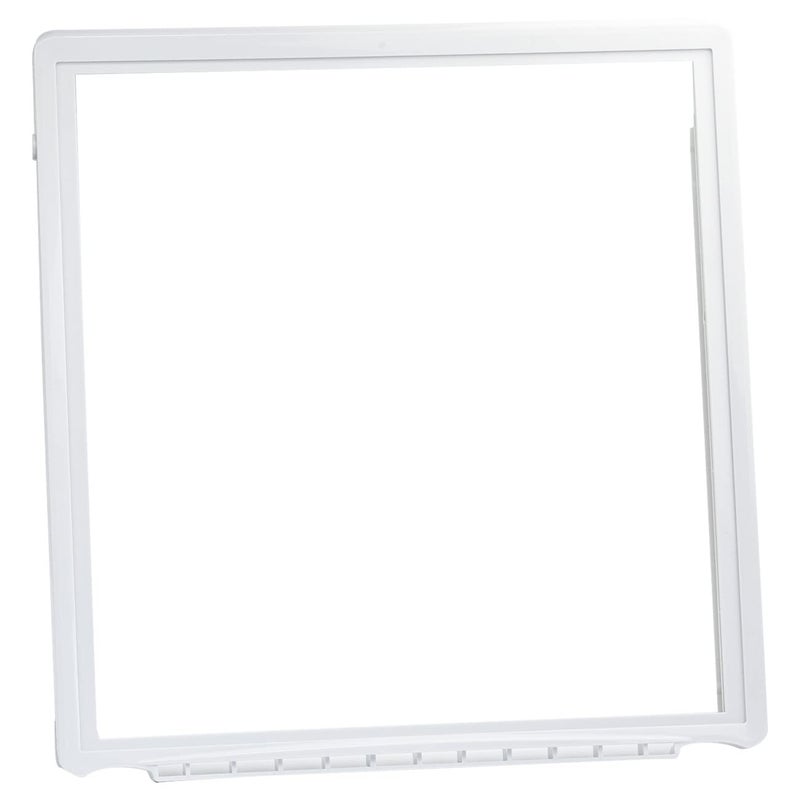 folosem 241969501 Refrigerator Shelf Frame 181 x 173 Without Glass Crisper Pan Cover for Frigidaire RefrigeratorDelicatessen Drawer Cover AP4433007 1512992 AH2363832 EA2363832 PS2363832