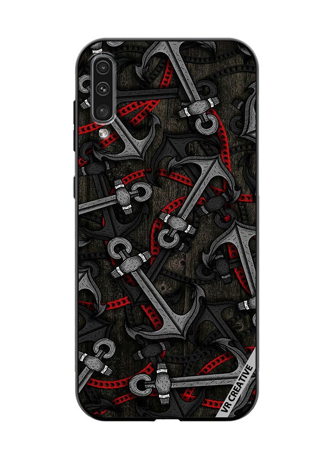VR CREATIVE Protective Case Cover For Samsung Galaxy A70/A70s Anchor Leggings Design Multicolour - Image 1