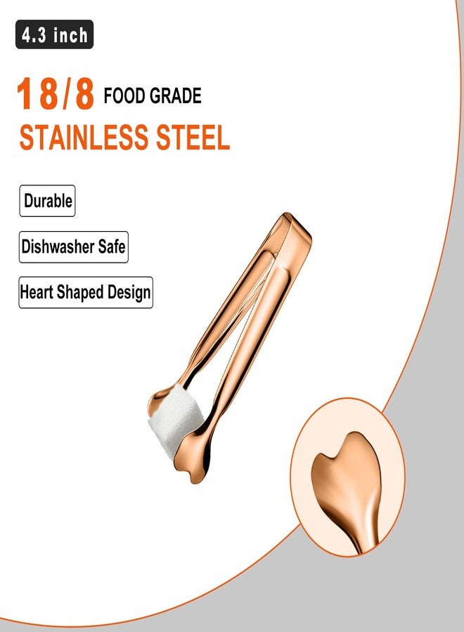 ANYTRP Mini Serving Tongs, Anytrp 18-Packs Stainless Steel Sugar Tongs, 4.3inch Ice Tongs Kitchen Tong Appetizers Tong for Coffee Bar, Tea Party, Desserts Party, Sugar and Ice Bucket - Image 3