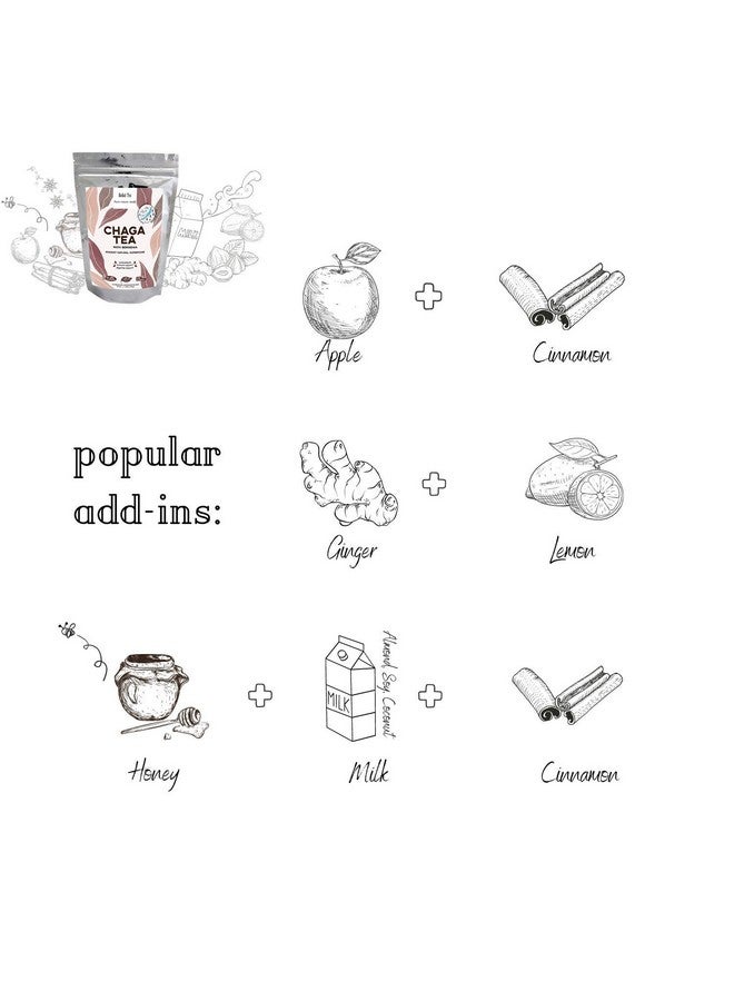 Chaga Tea - 100% Wild Chaga Mushrooms with Bergenia - 30 Unbleached Tea Bags - from Wild Siberian Lake - Hand-Picked by Baikal Tea - Image 5