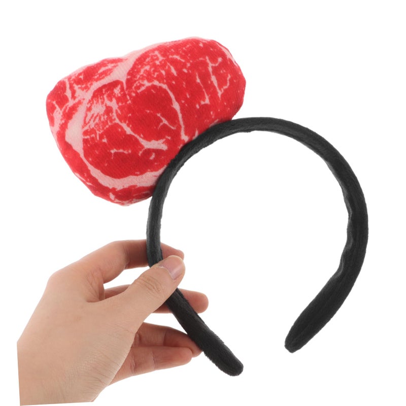 عصابة رأس لحوم ناعمة دعامة صورة ملحق زي لإمدادات حفلة الحدث - Image 5