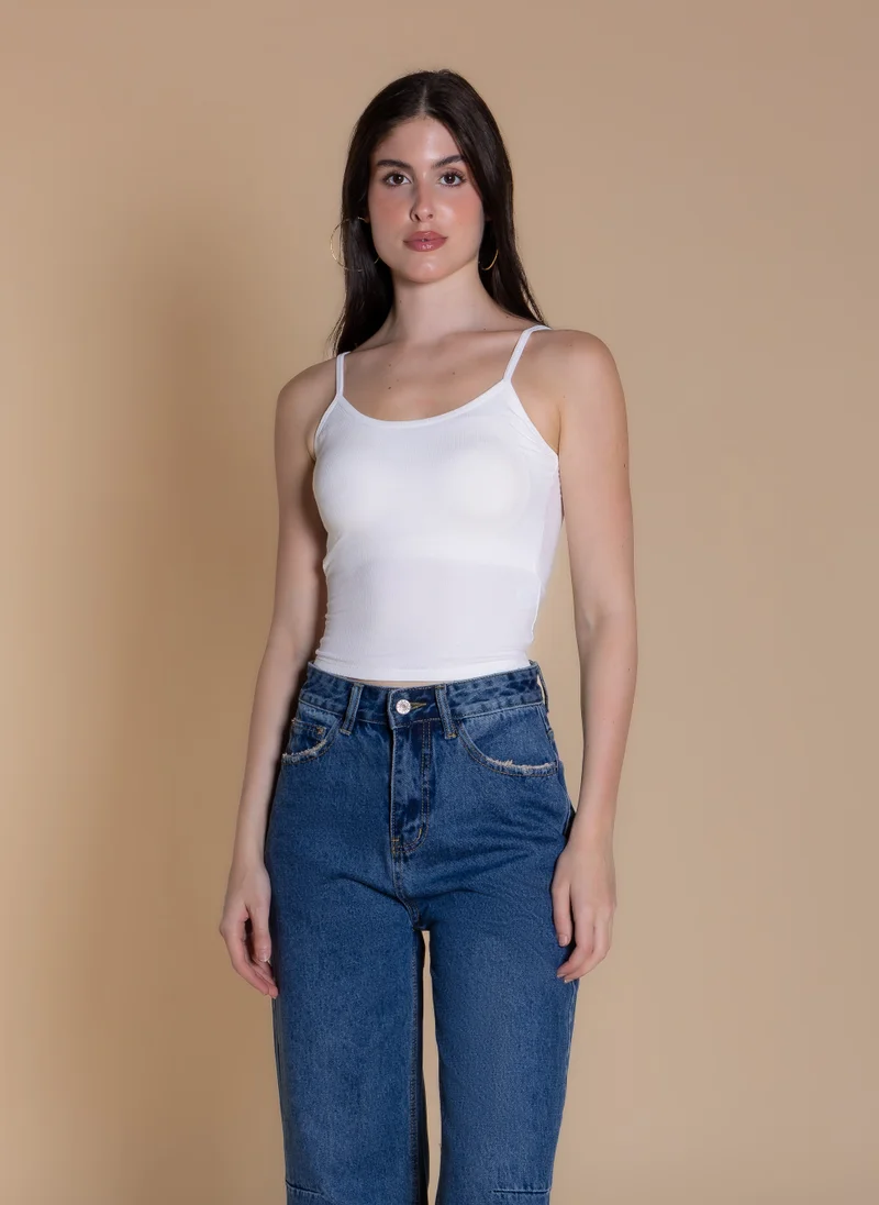 شايبس FINE STRAP PADDED TANK TOP