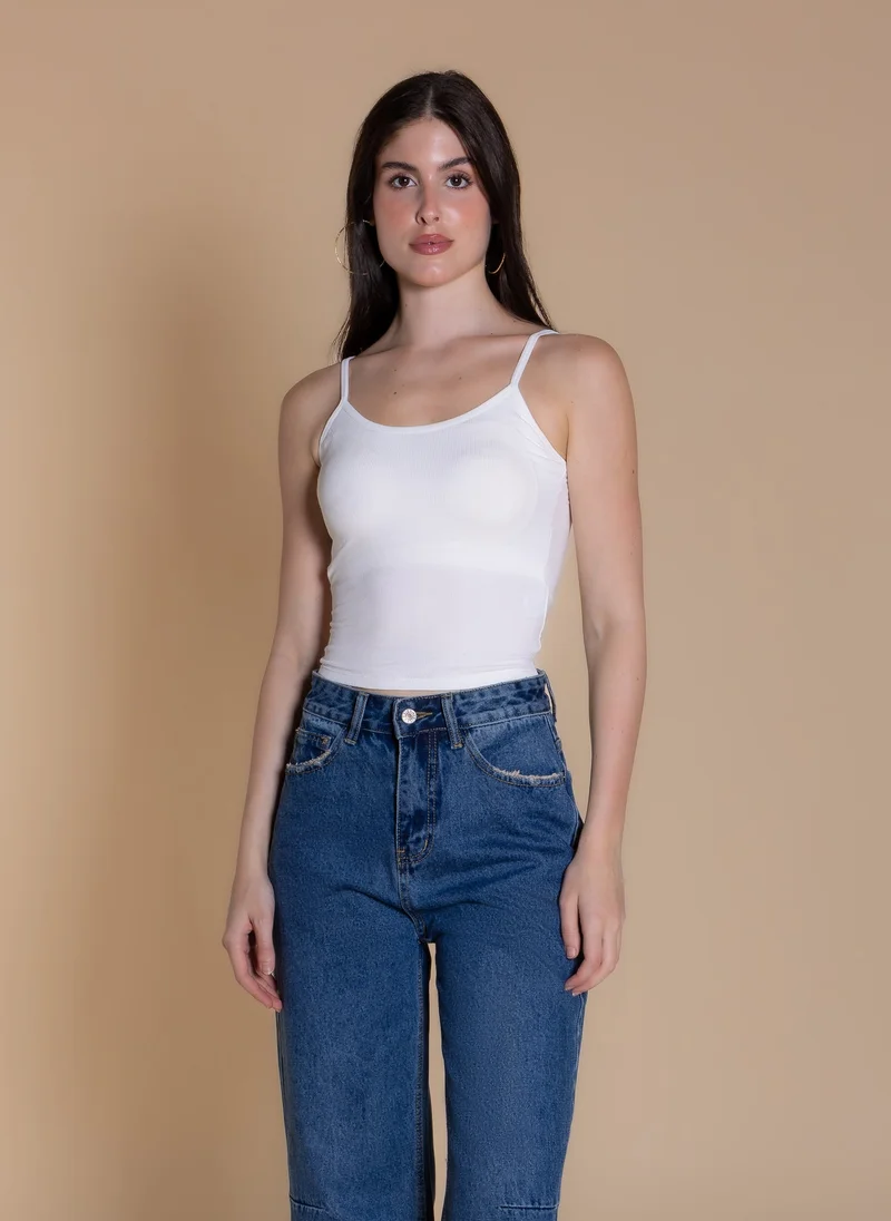 شايبس FINE STRAP PADDED TANK TOP