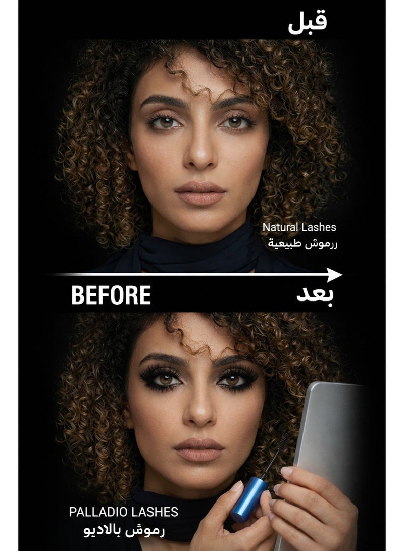 بالاديو ماسكارا أكوا فورس مقاومة للماء للتحديد، ‎13 مل، أسود - Image 4