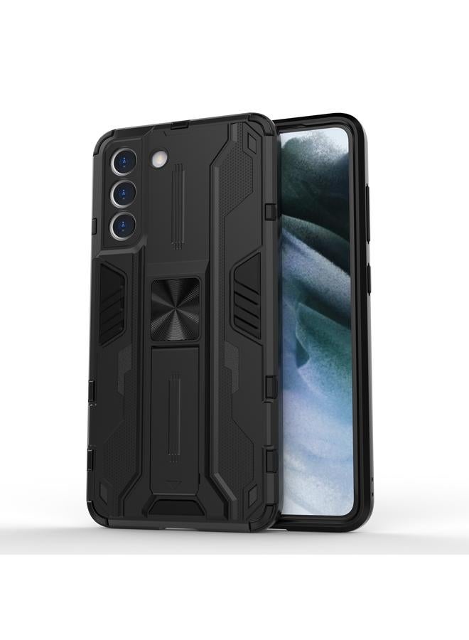 erorex Case For Samsung Galaxy S21+ 5G Supersonic PC + TPU Shock-proof Case with Holder - Image 1