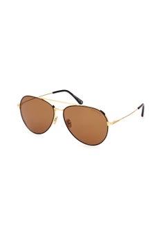 TOM FORD Unisex UV Protection Pilot Sunglasses - FT099601J62 - Lens Size: 62 Mm  - Image 1
