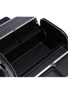 SUNRISE Makeup Case On Wheels Travel Black Suitcase Folding Rolling Luggage Makeup Trolley  - Image 4