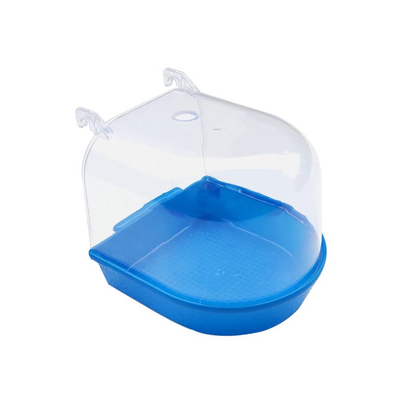 Bird Bath Cage Small Bathtub with Hook Bath Hanging Cage Bathroom Caged Accessories Supplies for Bird Cages with Hooks Bird Bath Hanging Bath Parrots Shower - Image 5