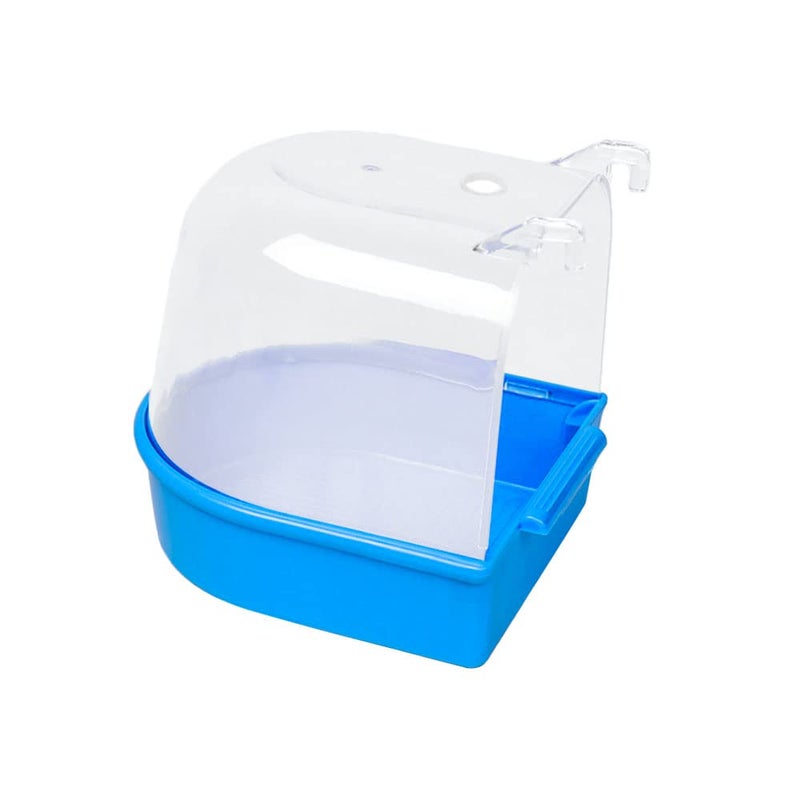 Bird Bath Cage Small Bathtub with Hook Bath Hanging Cage Bathroom Caged Accessories Supplies for Bird Cages with Hooks Bird Bath Hanging Bath Parrots Shower - Image 4