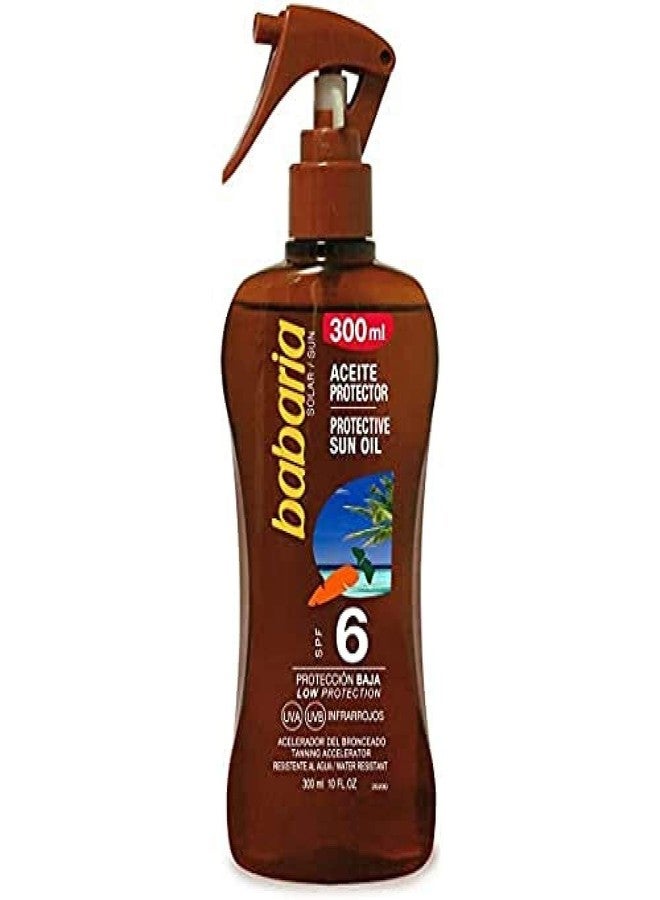 Babaria Sun Aceite Solar Sun Oil SPF 6 (Sun Oil Carrot) 10 oz