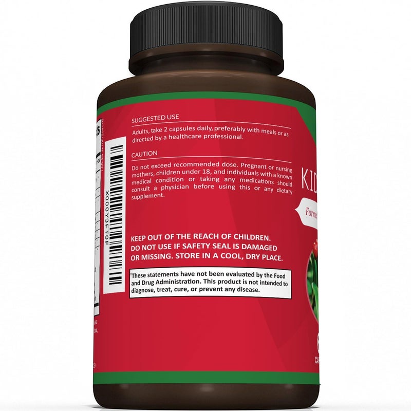 Sunergetic مكمل تنظيف الكلى الفاخر  تركيبة دعم الكلى القوية مع مستخلص التوت البري  يساعد في دعم صحة الكلى  دعم المسالك البولية  60 كبسولة نباتية - Image 3