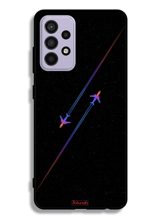 Tolwak Samsung Galaxy A52s 5G Protective Case Cover Airplanes Art - Image 1