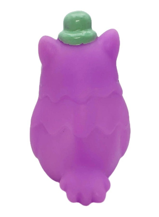 Buko Cute Owl Shaped Decompression Fidget Toy with Popping Eyes - Stress Relief Gadget for Kids and Adults (Purple Owl) - Image 4