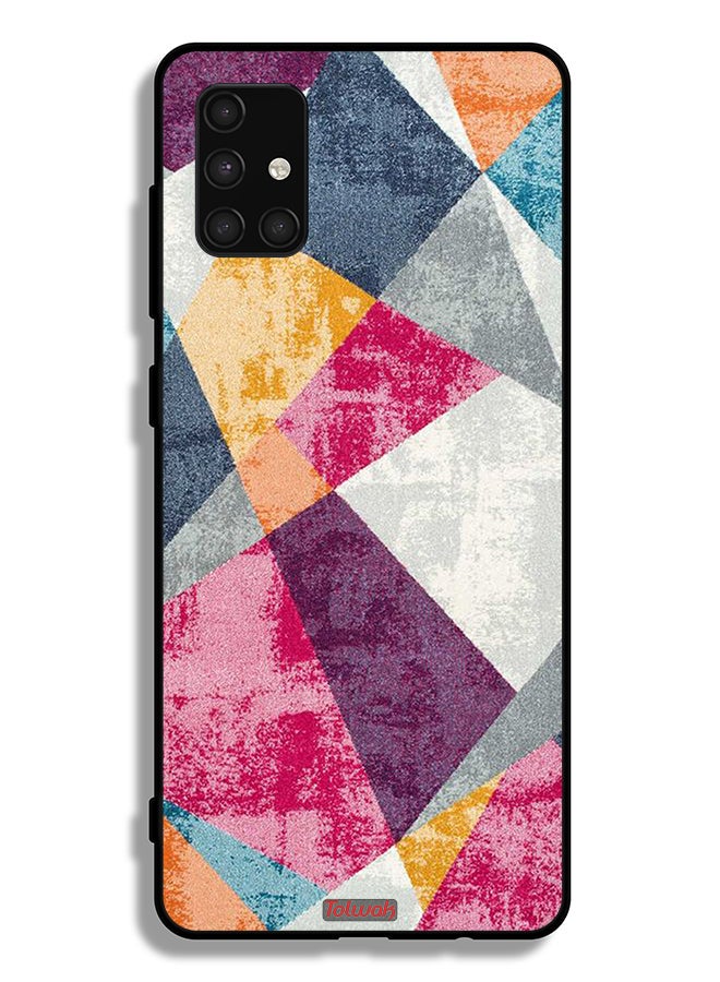 Tolwak Samsung Galaxy A71 4G Protective Case Cover Paint Pattern - Image 1
