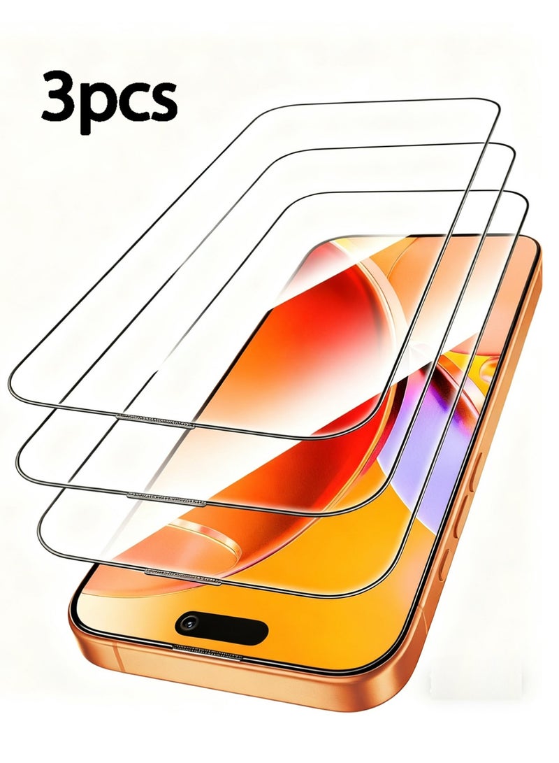 إكس ليفيل حامي الشاشة لآيفون 17 برو ماكس 3 حزمة [9H + زجاج مقلص] [حماية الانقطاع من الدرجة العسكرية] [تركيب سهل] تغطية حافة كاملة مقاومة للصدمات 6.9 بوصة - Image 1