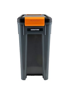 Stay Dry Pellet Bin, Wood Pellet Storage with Locking Lid, Black