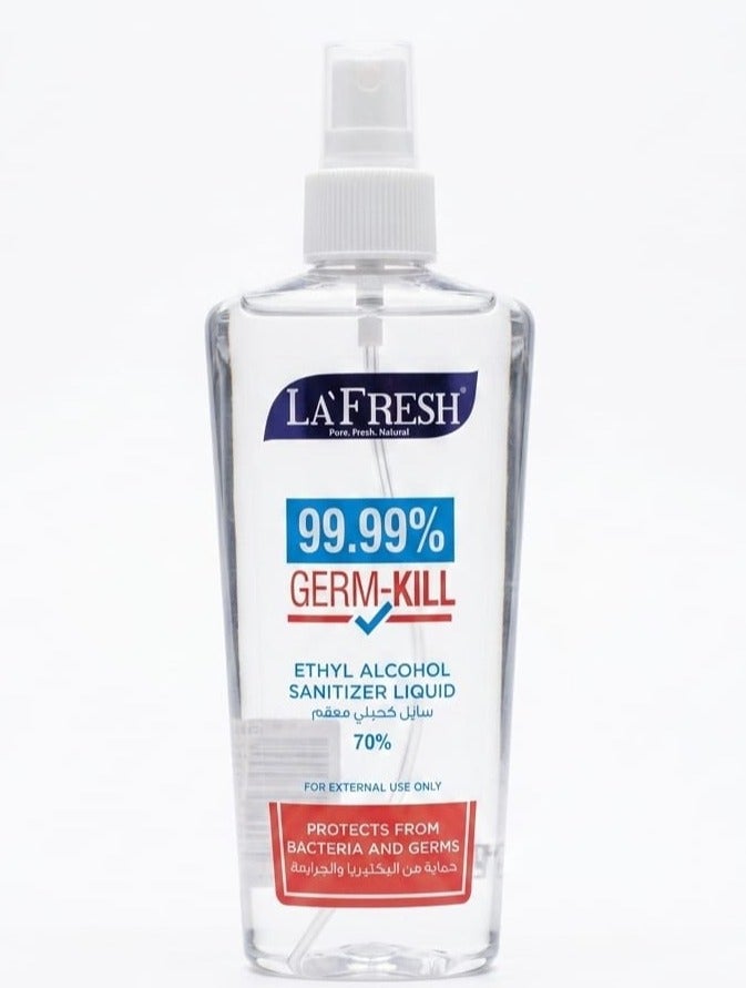 99.99% Germ-kill Ethyl Alcohol Sanitizer Liquid 250ml