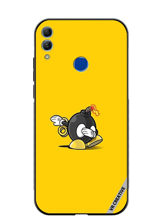 VR CREATIVE Protective Case Cover For Honor 10 Lite Cute Bomb Design Multicolour