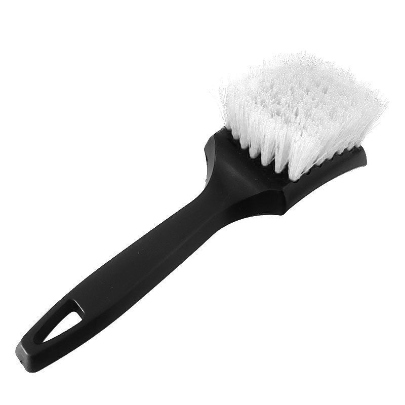 Generic Tire Brush Hard Brush Cleaning Brush Decontamination Wheel Brush Car Beauty Cleaning Special Cleaning Tool Hard Brush White