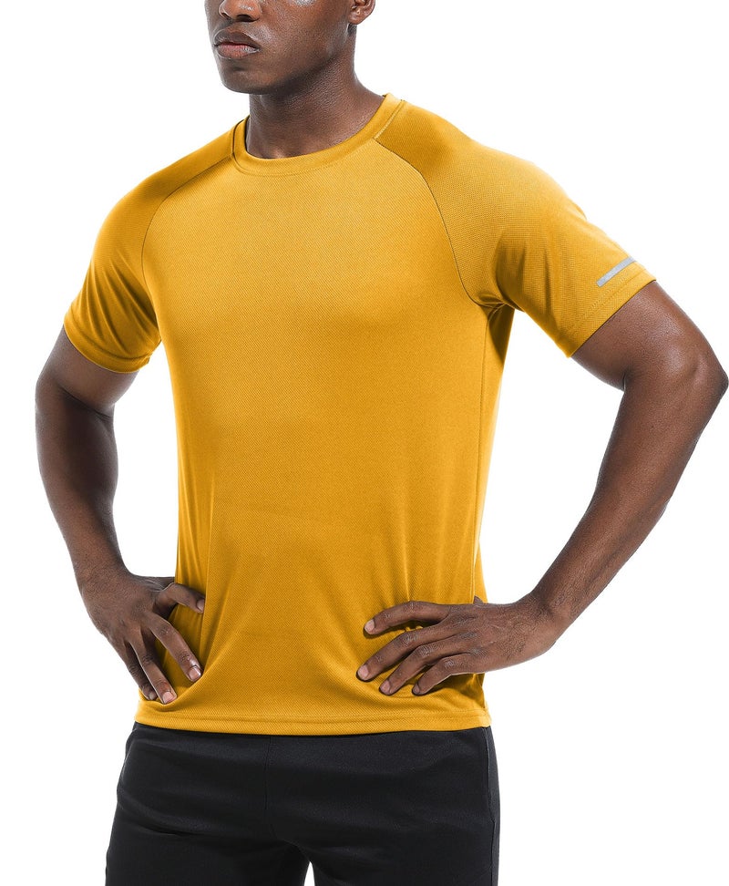 Boyzn Workout Running Shirts for Men, Dry Fit Breathable Moisture Wicking Athletic T-Shirts, Sports Gym Workout Short Sleeve Crew Neck Shirts for Men 5P07-XL - Image 3