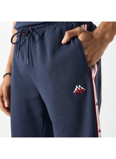 Kappa Kappa Logo Embroidered Shorts with Drawstring Closure and Pockets  - Image 4