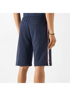 Kappa Kappa Logo Embroidered Shorts with Drawstring Closure and Pockets  - Image 3