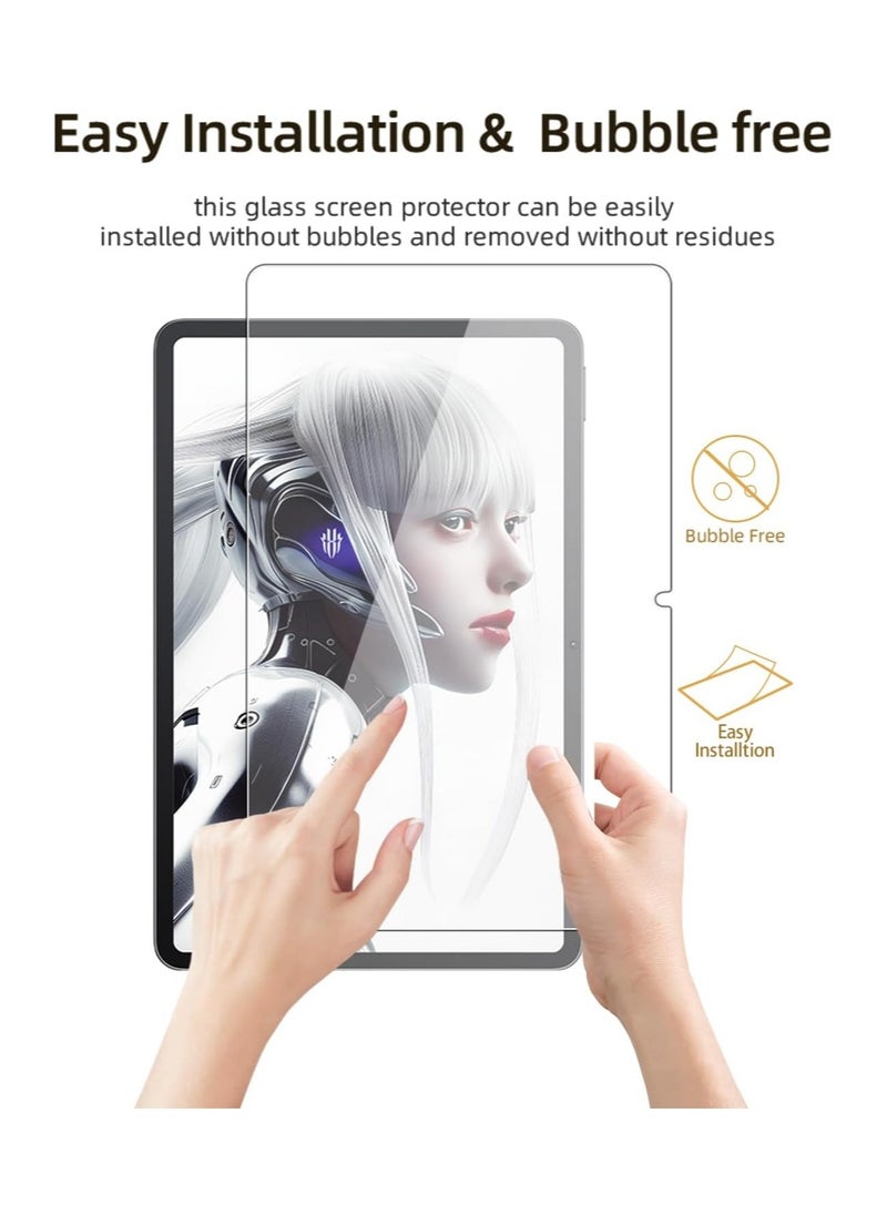 General - Red Magic Gaming Pad Pro 10.9 Inch 2.8K LCD Display 2024 Screen Protector, Tempered Glass Film Scratch Resistant High Touch Sensitivity, 2 Pack - Image 1