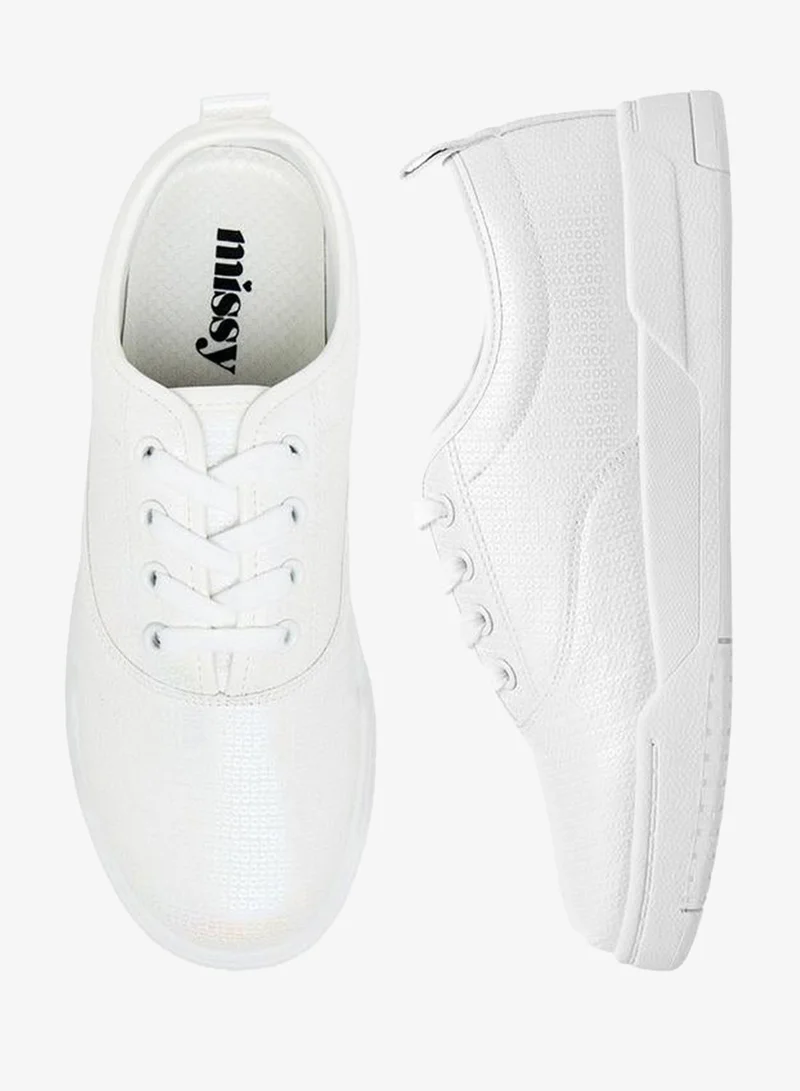 MISSY Women Lace-Up Ankle Sneakers