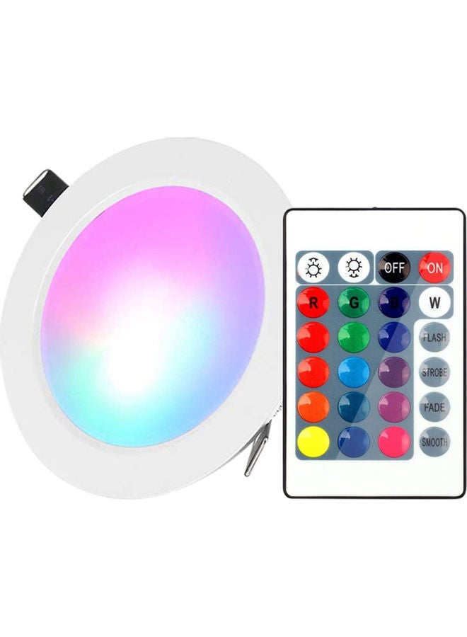 NIBEMINENT Recessed Lighting Downlight With IR Remote Control Multicolour - Image 1