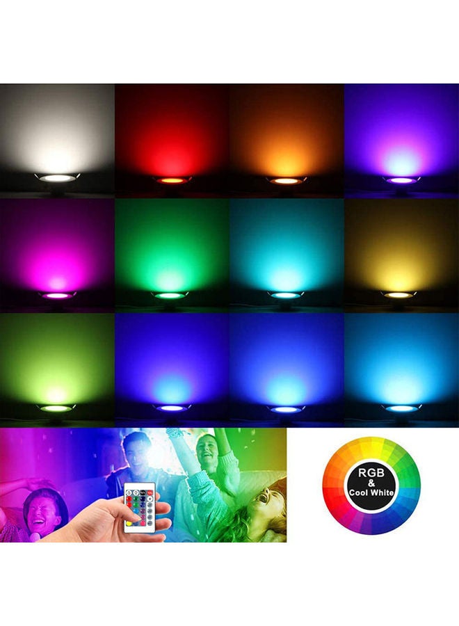 NIBEMINENT Recessed Lighting Downlight With IR Remote Control Multicolour - Image 3