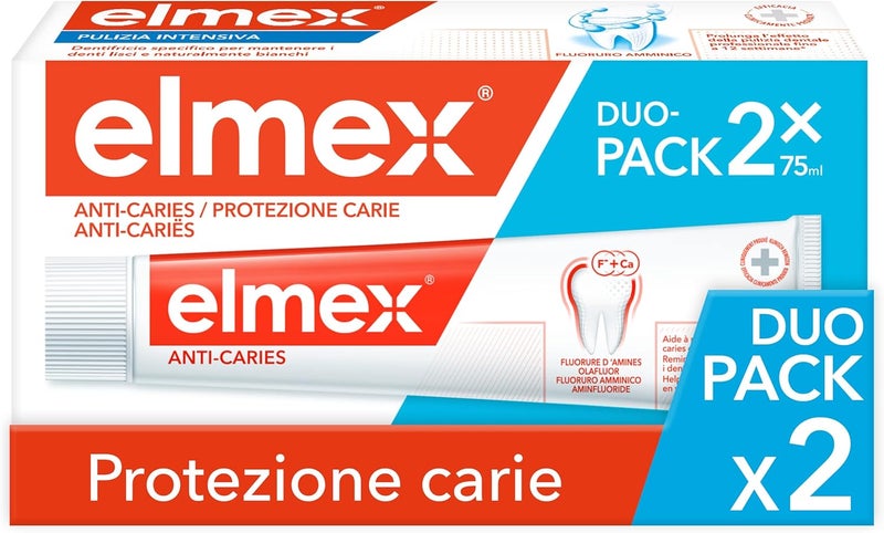 Elmex AntiDecays Toothpaste 2 x 75ml - Image 1