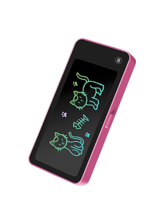 إسكدنيا حافظة أقلام كمبيوتر لوحي LCD متعدد الوظائف، لوحة رسم محمولة وصديقة للبيئة مع زر مسح، رائعة لتنمية الإبداع والخيال لدى الأطفال - Image 1