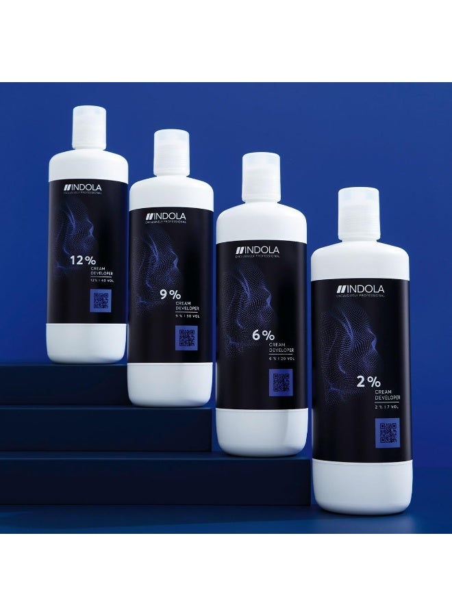 INDOLA Professional Cream Developer, Caring & Effective Oxidation Process, 2%, 7 VOL, 1000ml - Image 3