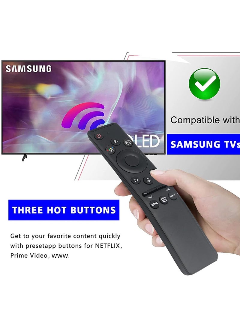 TIGER (2 Packs) Universal Remote Control for Samsung Smart TVs | Compatible with LED, QLED, UHD, SUHD, HDR, LCD, Frame, Curved, Solar, 4K, 8K, 3D Models | Pre-Programmed Netflix, Prime Video, WWW Buttons | Easy Setup | Ideal Replacement | Long Range - Image 4