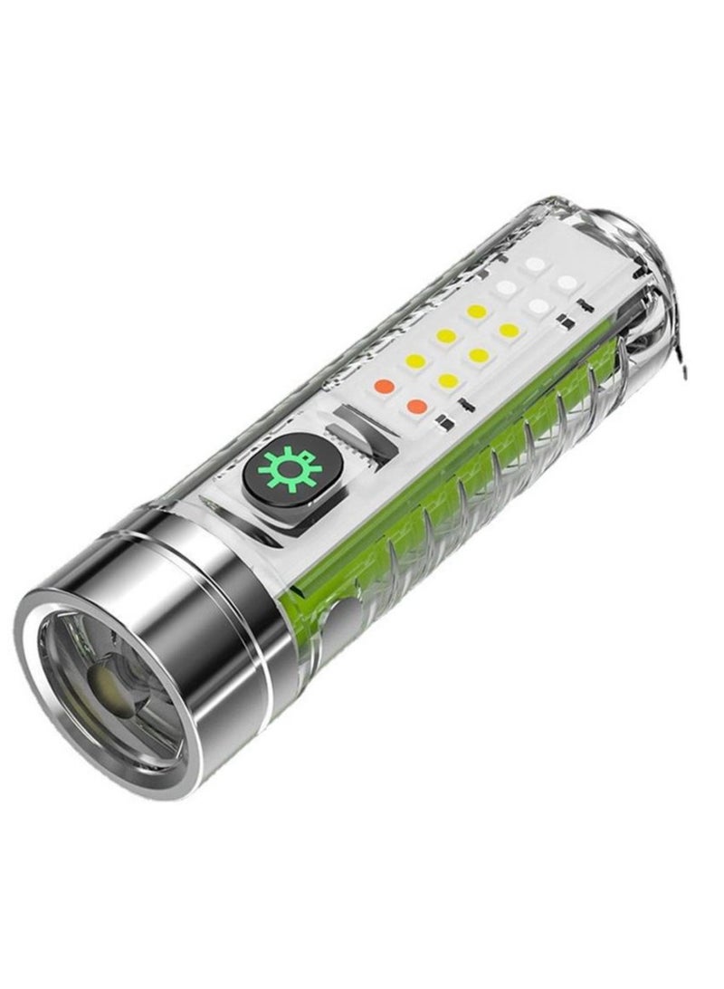 Ultra Bright Zoom and Rechargeable Flashlight - 3000 Lumens 8 Modes Waterproof Magnetic Perfect for Emergencies Camping Hiking and Fishing - Image 1