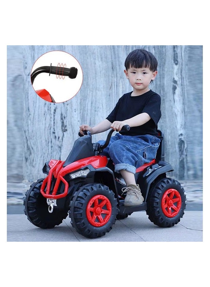 CAR41 Kids Electric Ride-On Car | 4-Wheel Off-Road Rechargeable Vehicle with Realistic Lights, Music & Seat | Electric Toy Car for Boys & Girls (Ages 3–8) - Image 4