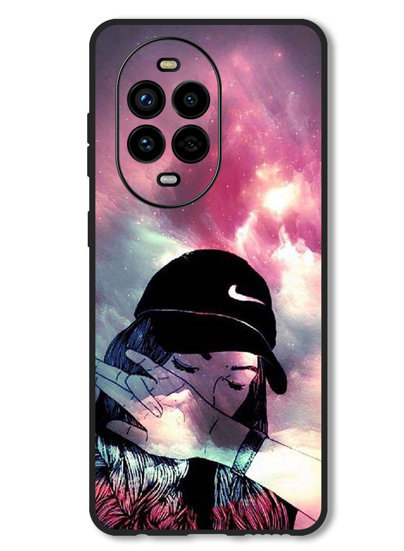 Theodor Case Compatible with Huawei Nova 13 Pro Protection Shockproof Bumper Cover Girl Sob - Image 1