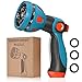 HmiL-U HmiL-U Garden Hose Nozzle - 10 Adjustable Patterns Metal High Pressure Hose Nozzle, Garden Hose Spray Nozzle with Thumb  - Image 2