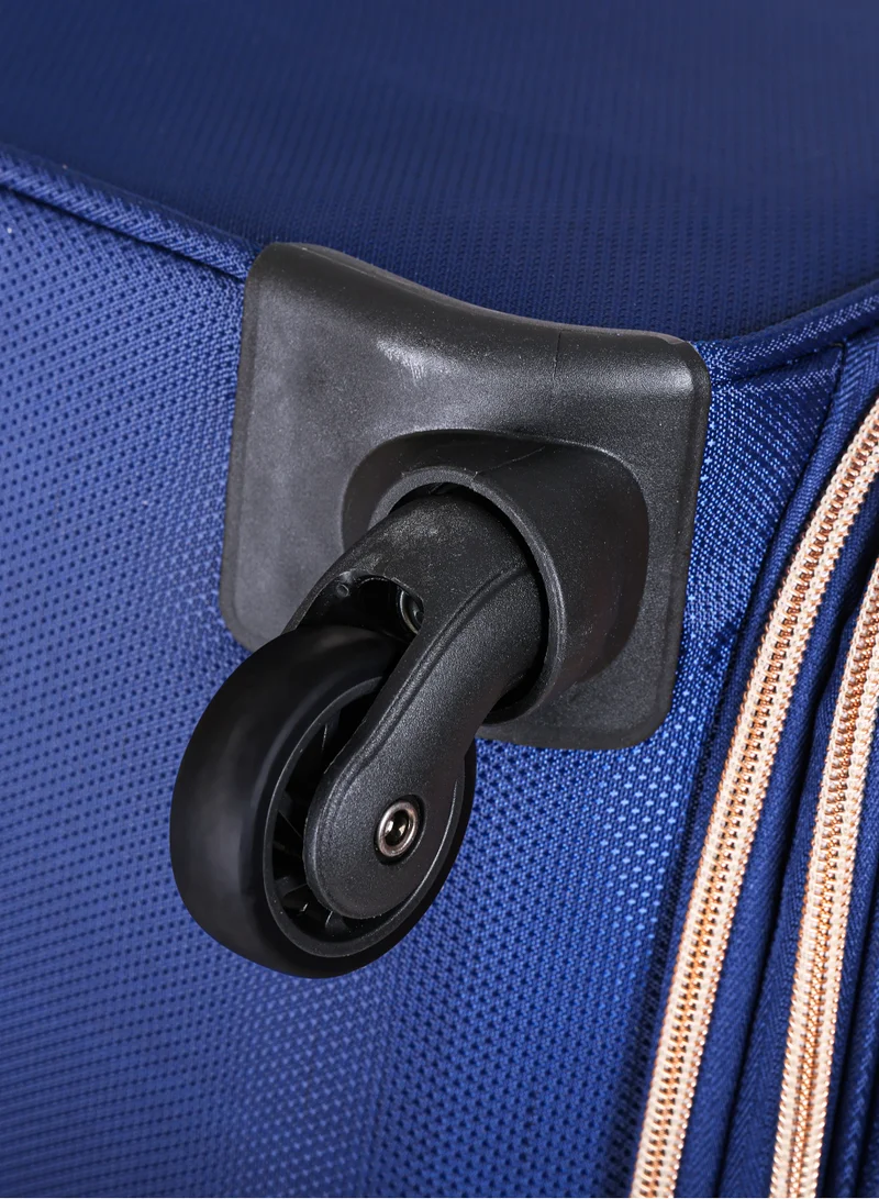 Track Track Luggage Set, Fabric Material, Travel Trolley Bag with Carry On Cabin Sizes, 3Pcs, 20/24/28 Inches, LG004/3P