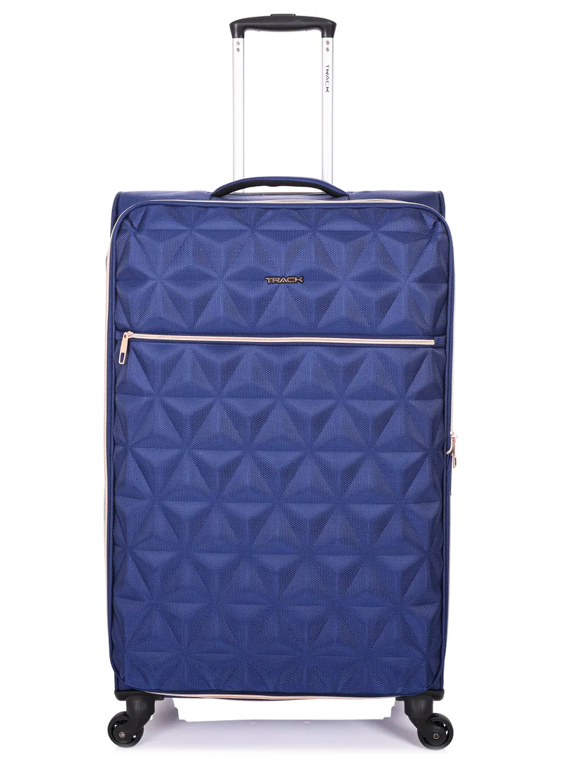 Track Track Luggage Set, Fabric Material, Travel Trolley Bag with Carry On Cabin Sizes, 3Pcs, 20/24/28 Inches, LG004/3P