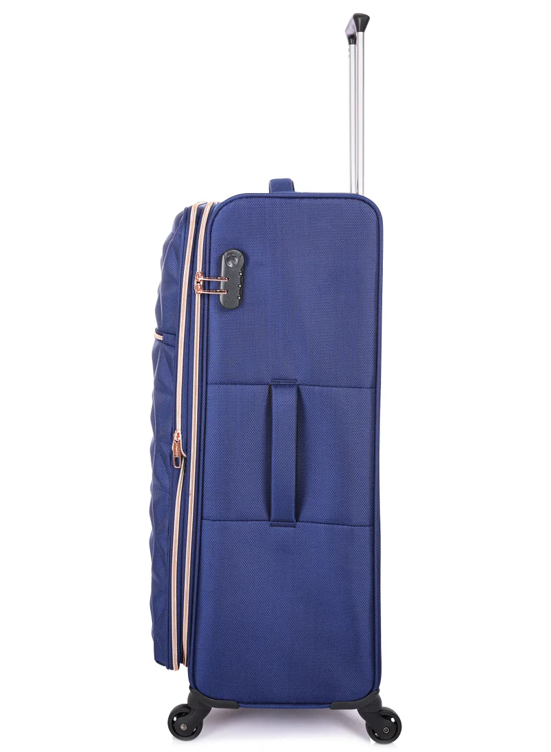 Track Track Luggage Set, Fabric Material, Travel Trolley Bag with Carry On Cabin Sizes, 3Pcs, 20/24/28 Inches, LG004/3P