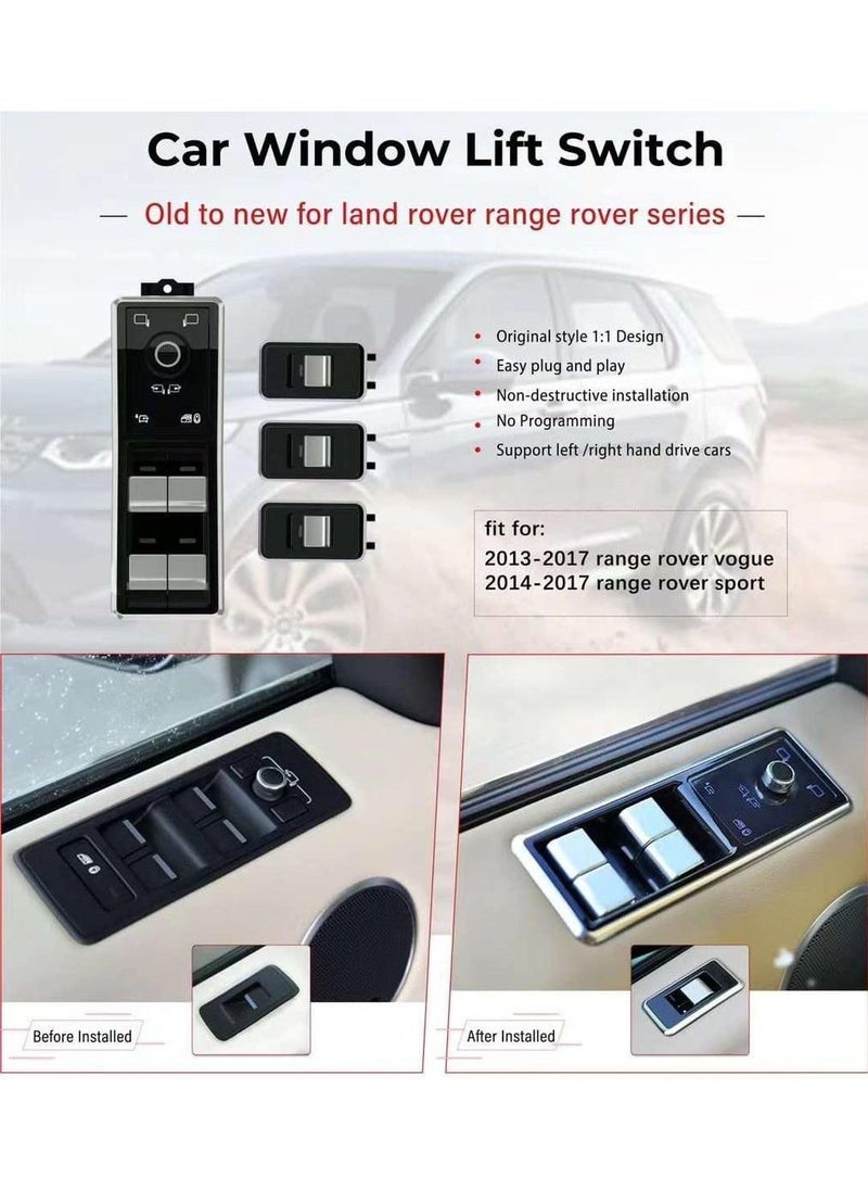 UKMASTER WINDOW LIFT OLD TO NEW SWITCH FOR RANGE ROVER VOGUE 2013-2017 SPORT 2014-2017  - Image 2