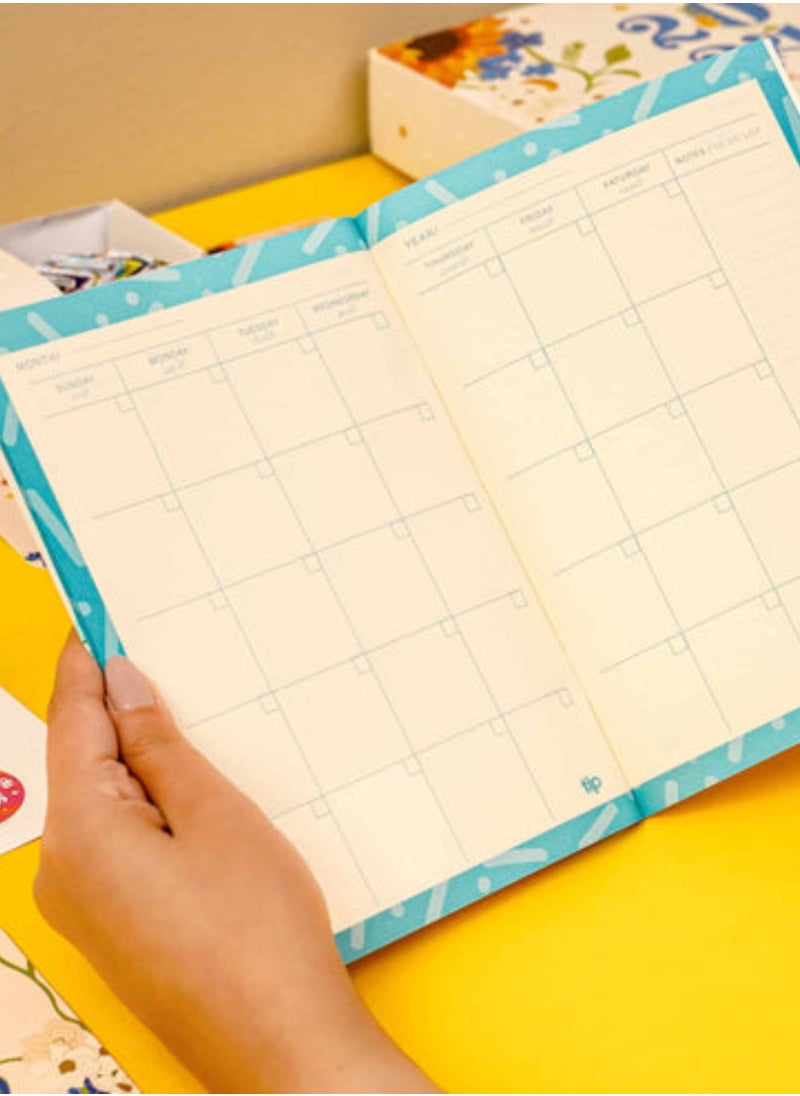 Tip of The Day - Sunflower Monthly Planner - Undated English - Image 1