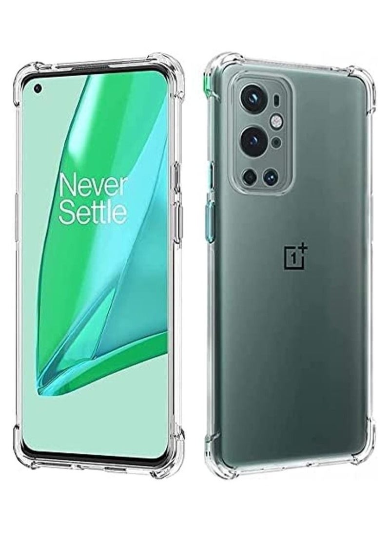VITION Case Cover for OnePlus 9 Pro (2021) 6.7 inch Crystal Clear Anti-Scratch Shockproof TPU Bumper Back Cover with Reinforced Corners (OnePlus 9 Pro) - Image 1