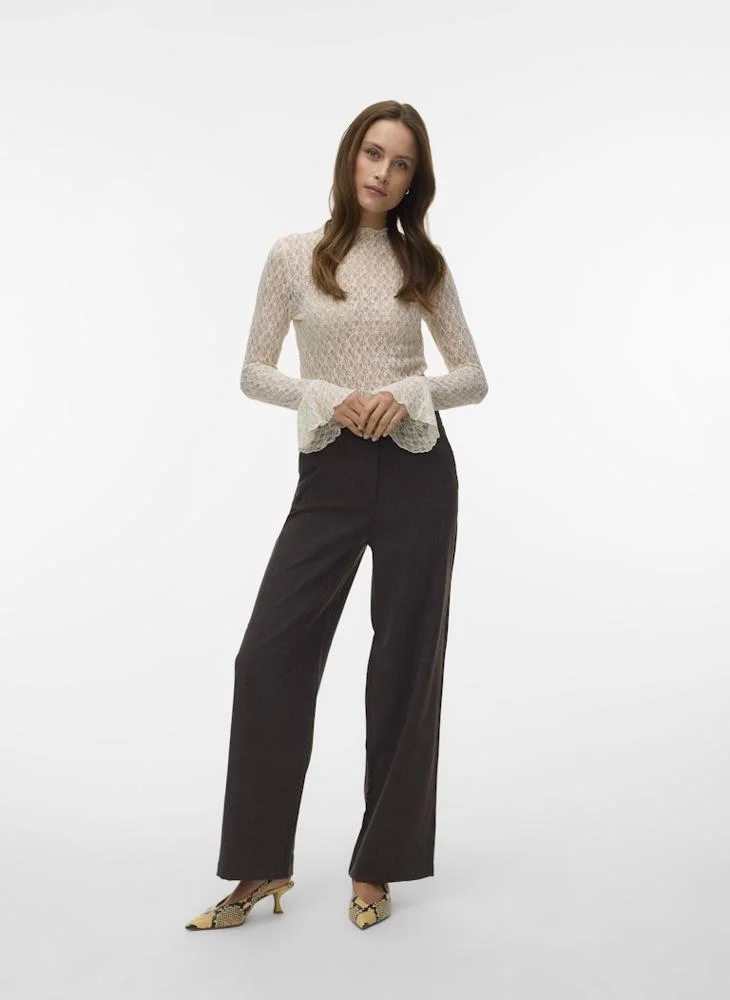 Vero Moda  Casual High Waisted Wide Leg Pants for Women | Best Price UAE