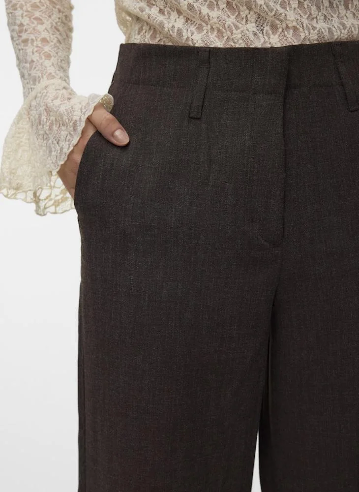 Vero Moda  Casual High Waisted Wide Leg Pants for Women | Best Price UAE