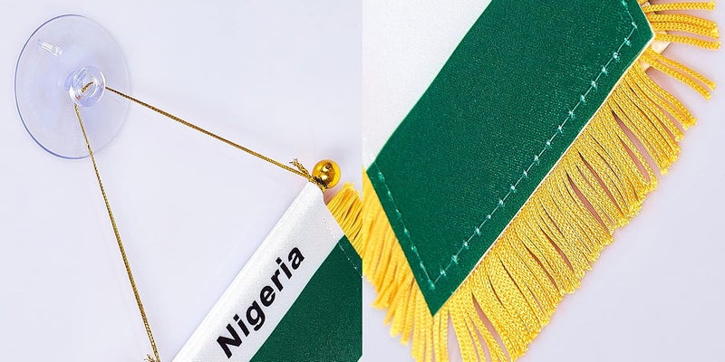 WXTWK National car window hanging flag (Nigeria) - Image 3