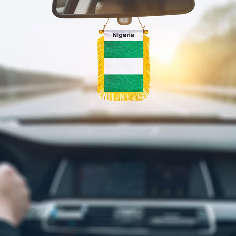 WXTWK National car window hanging flag (Nigeria) - Image 4