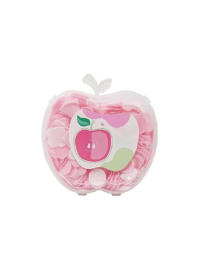 GLNRM Apple Shape Paper Soap - Paper Soap in a Plastic Box Clean Soft Bath For Travel, Paper Soap in Apple Shape Bottle, For Kitchen, Toilet, Outdoor, Travel, Camping, Hiking, School, College - Image 1