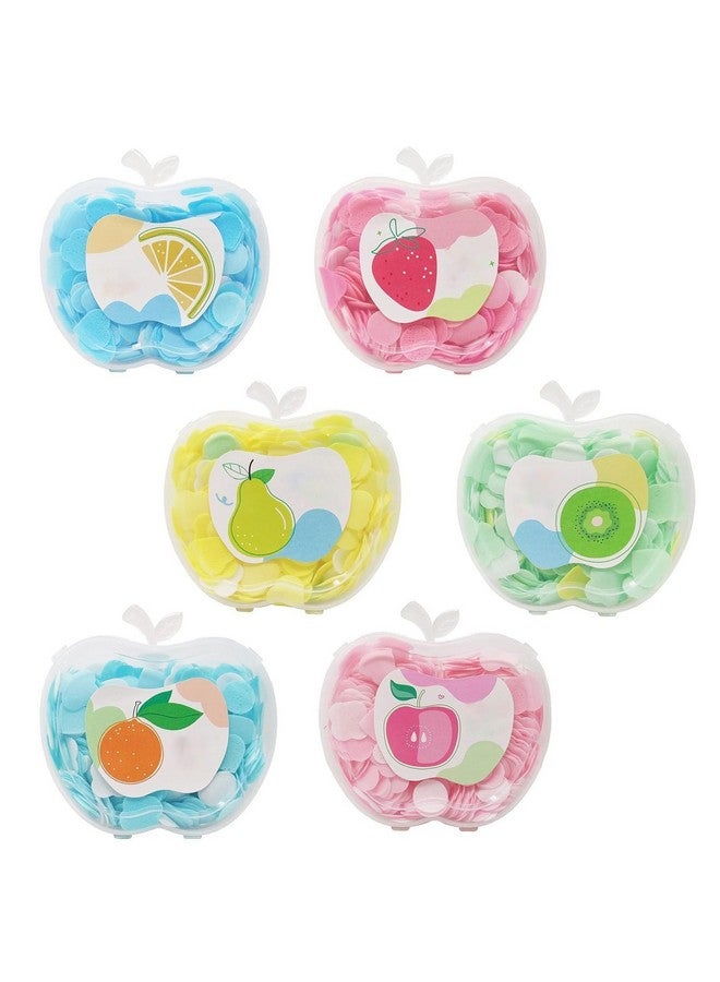 GLNRM Apple Shape Paper Soap - Paper Soap in a Plastic Box Clean Soft Bath For Travel, Paper Soap in Apple Shape Bottle, For Kitchen, Toilet, Outdoor, Travel, Camping, Hiking, School, College - Image 2